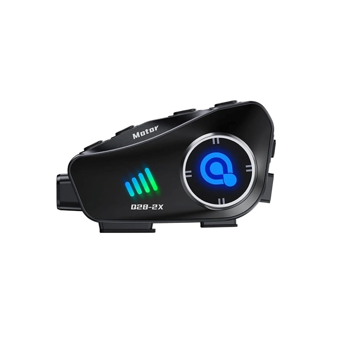 Intercomunicador Para Casco De Moto Con Cámara Q28-2X B2B