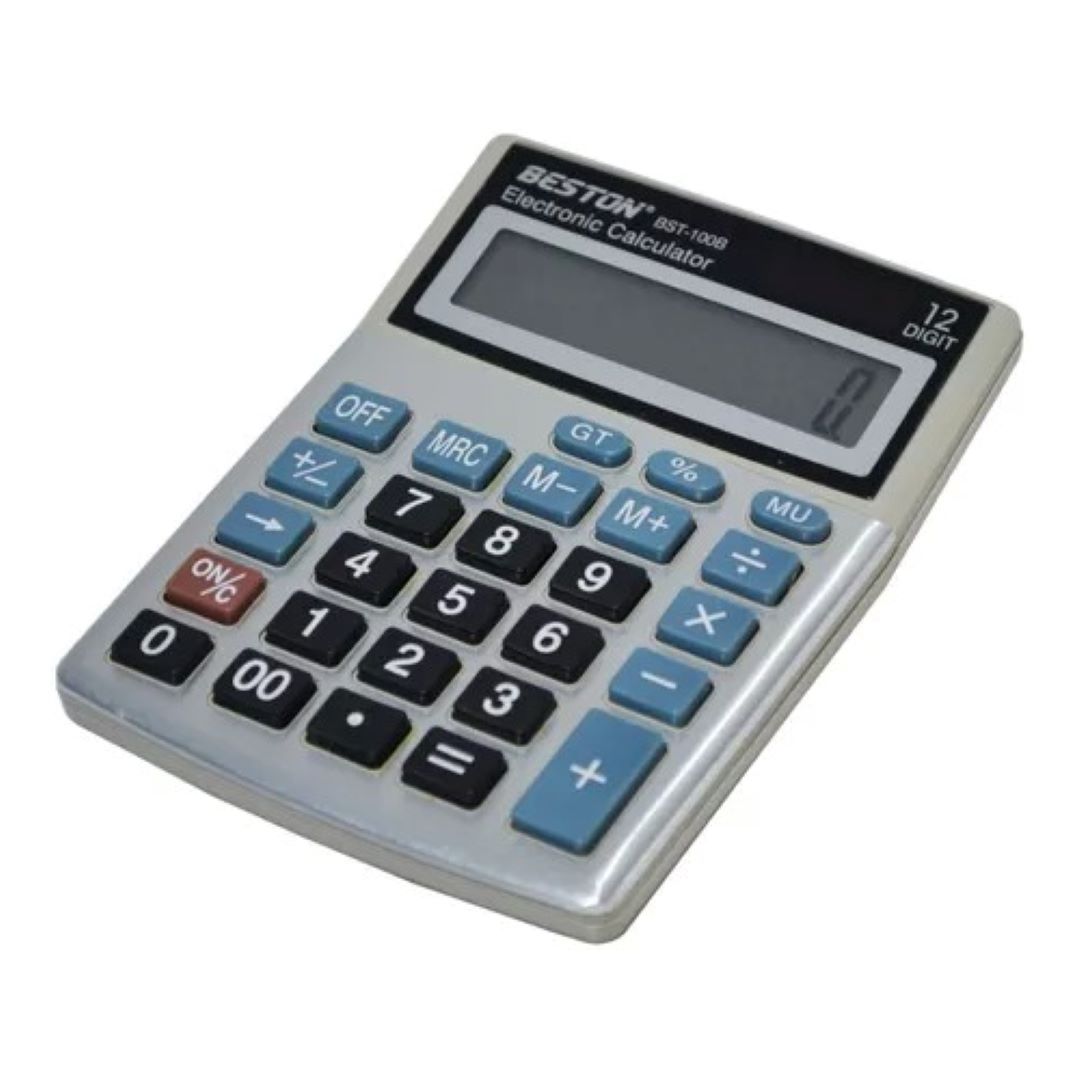 Calculadora Electrónica Beston De 12 Dígitos BST 100B B2B