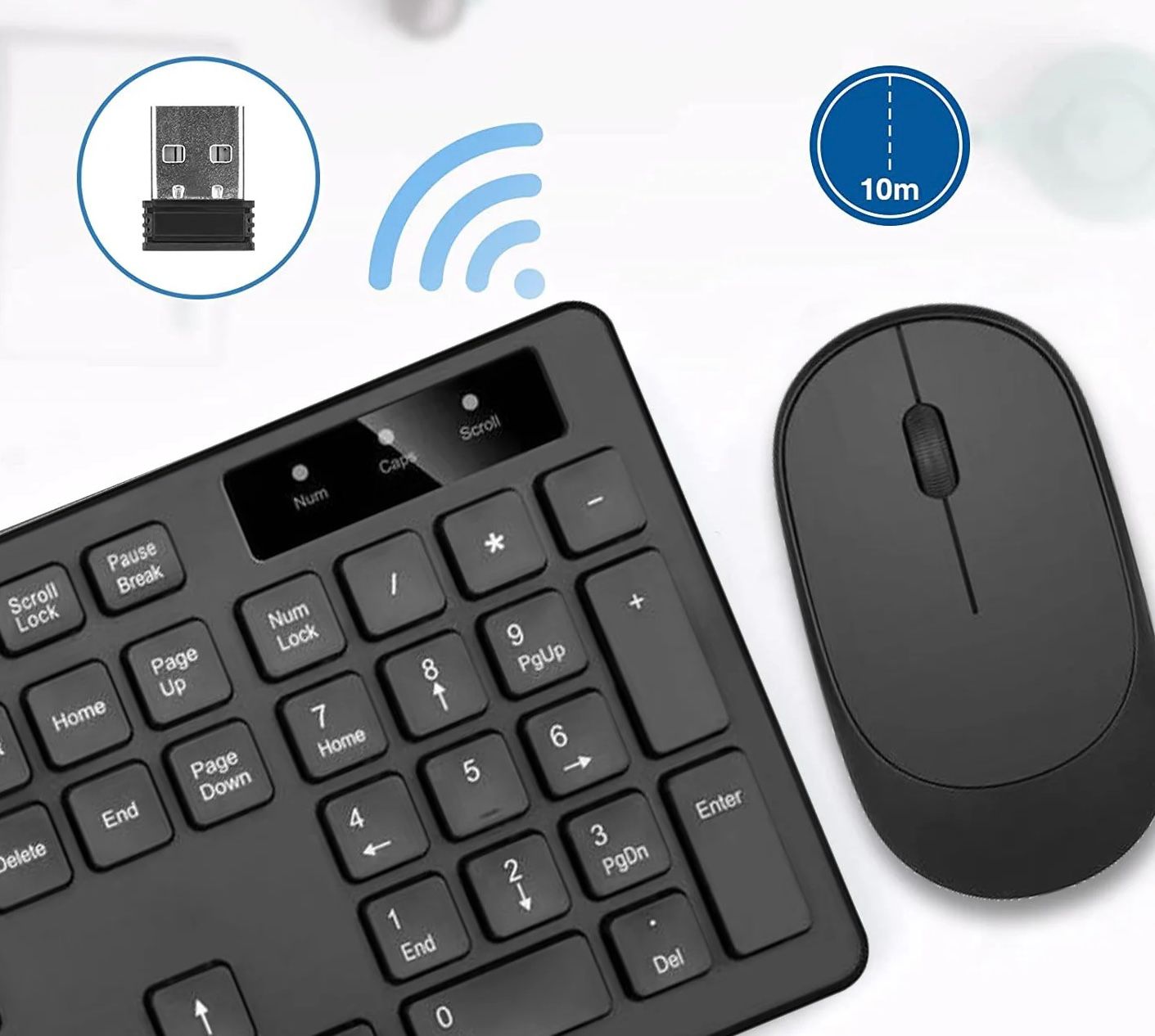 Combo Teclado Y Mouse Jertech KM400 B2B