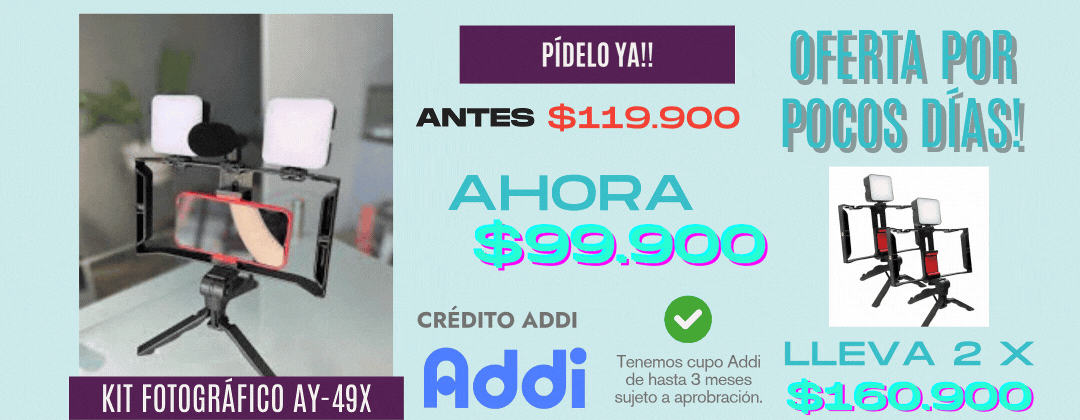 Kit Fotogr[afico Portatil AY-49X