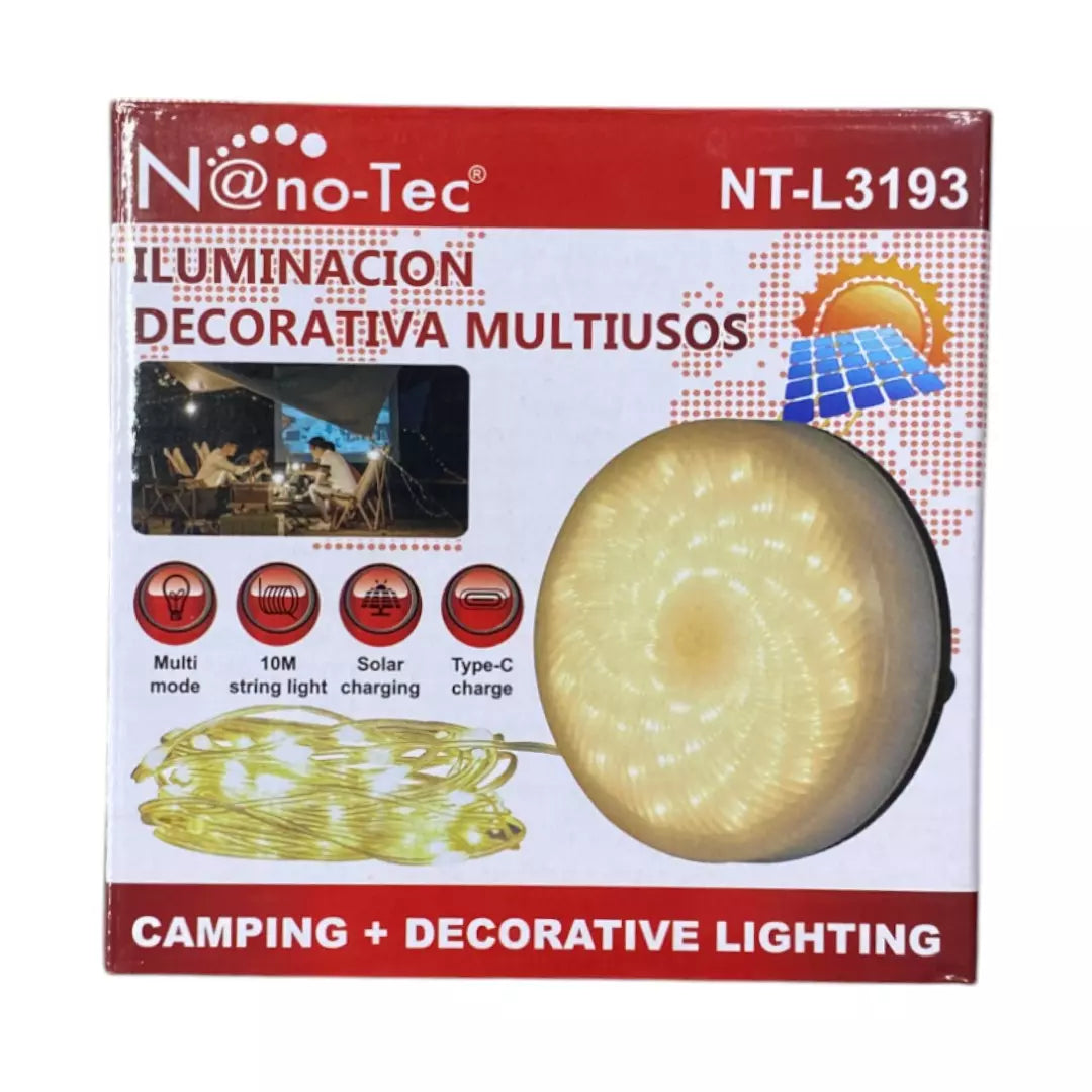 Lampara Decorativa Para Camping Nano-Tec NT-L3193 B2B