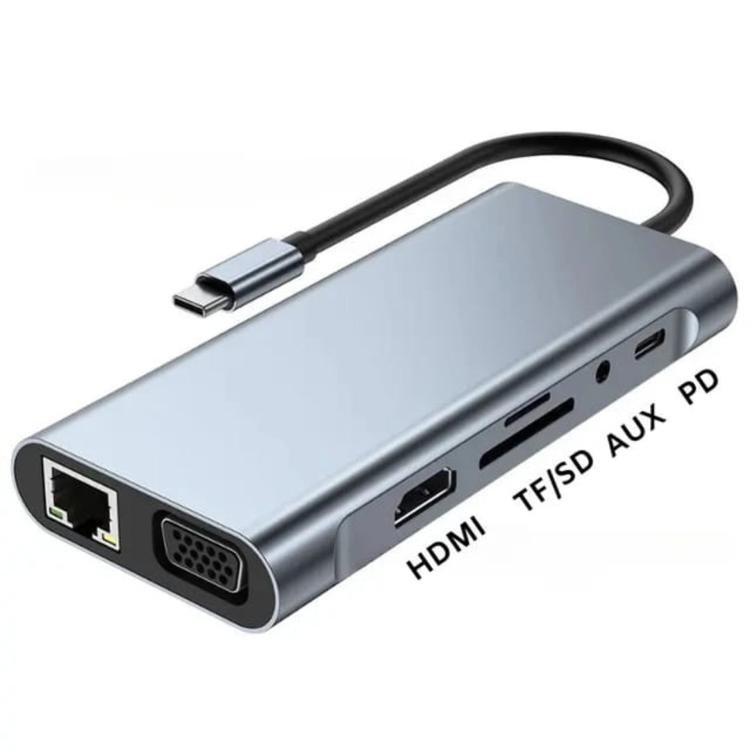 Convertidor OTG, USB HD Con 4 Puertos USB-A  LJ-49TP/HDTV11I B2B