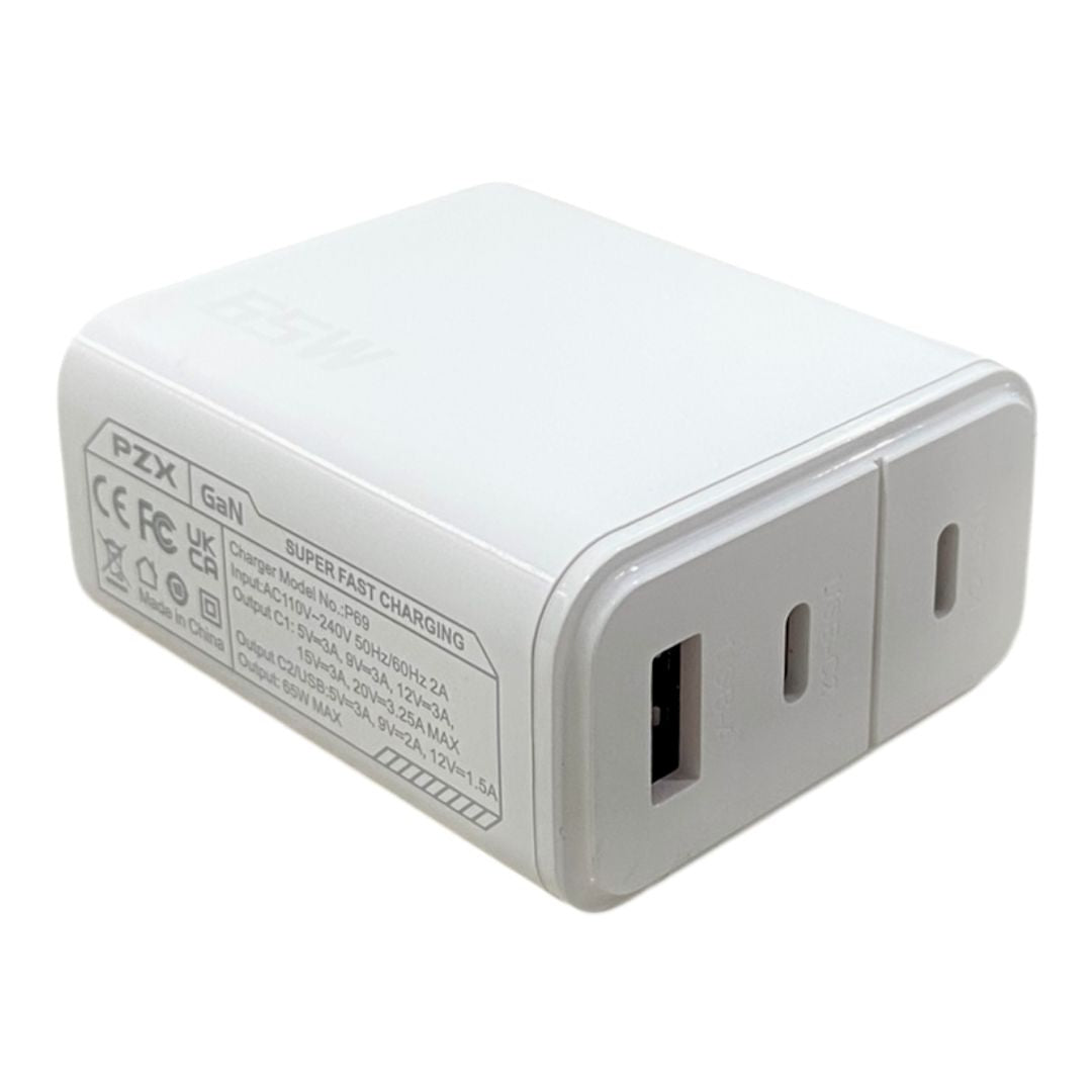 Cargador Para Celular 65W De 3 Salidas P69