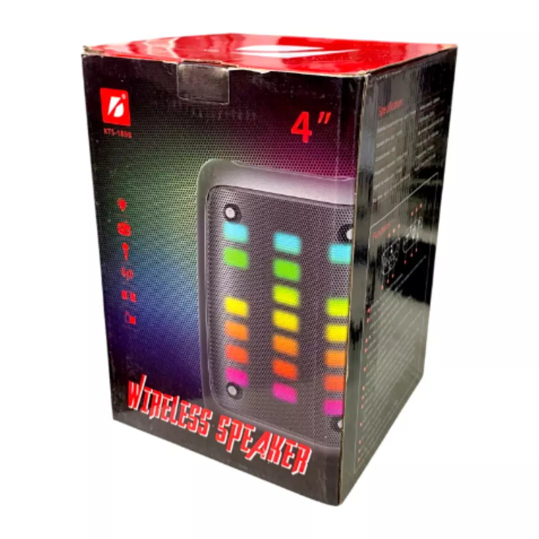 Radio Parlante Portatil De 4" Con Potencia de 10w KTS-1898