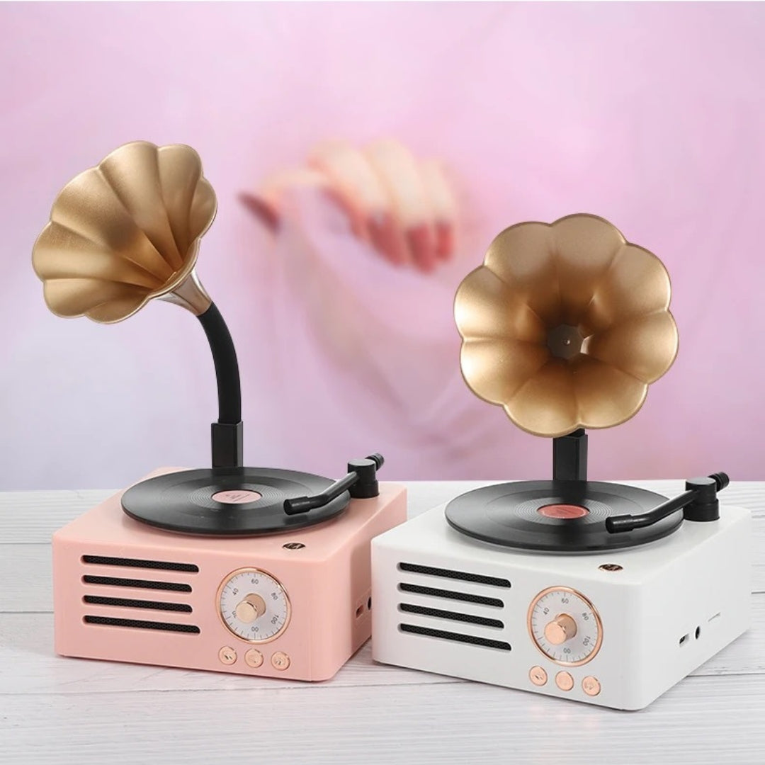 Radio Parlante Bluetooth Diseño Vintage Tocadisco T15 B2B