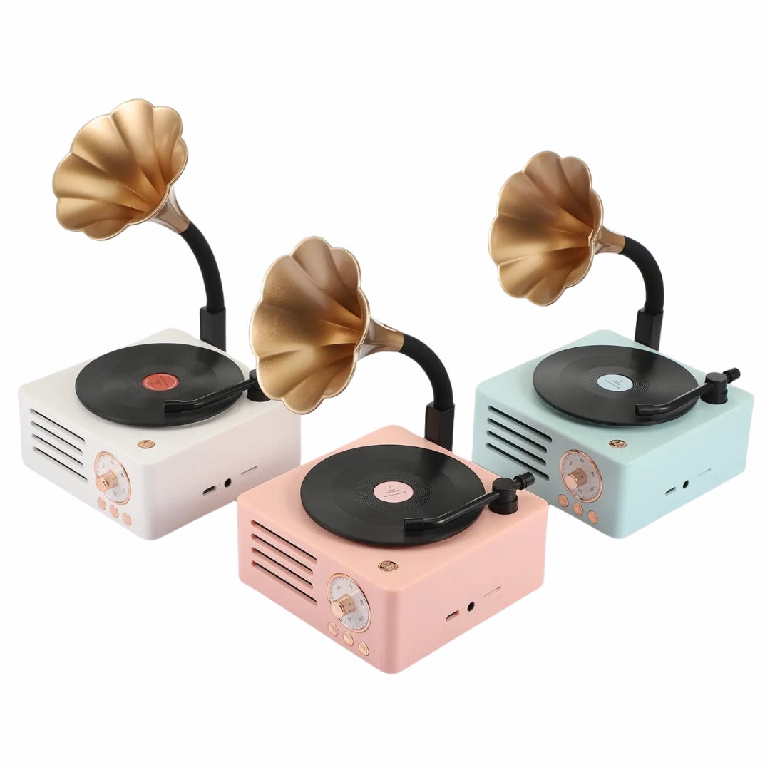Radio Parlante Bluetooth Diseño Vintage Tocadisco T15 B2B