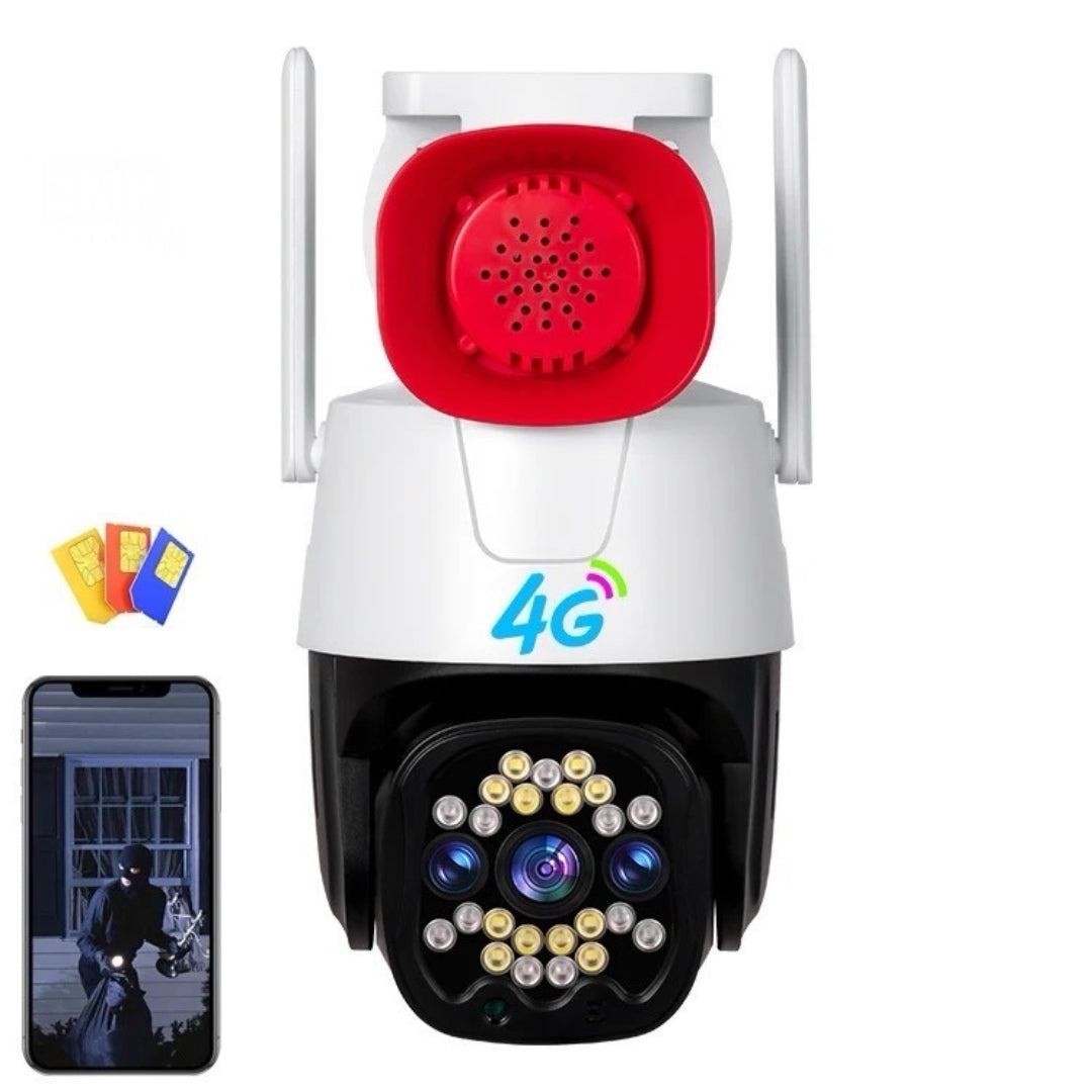 Camara Exterior Con Sirena 360° Con Sim YW26 B2B
