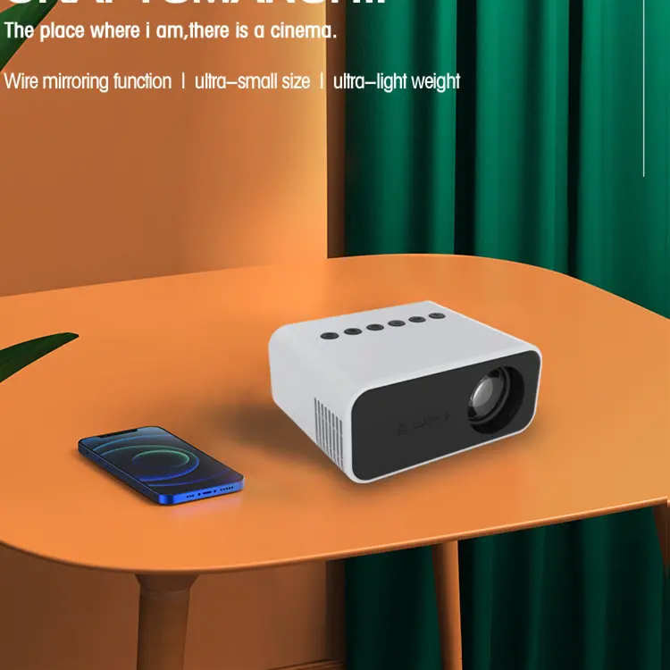 Cargue la imagen en el visor de la galería, Mini Proyector LED Portátil conexión teléfono YZ03 ¡Envio Gratis!