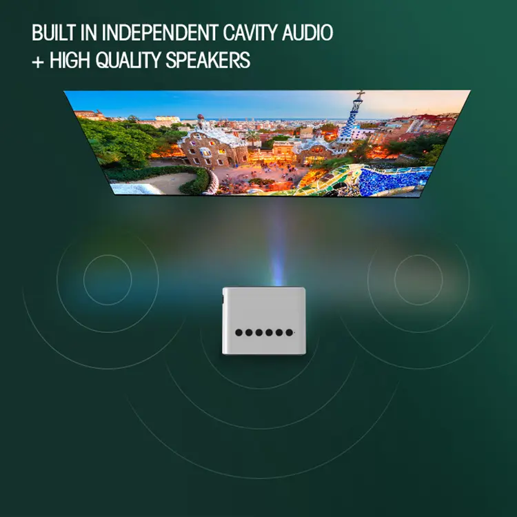 Cargue la imagen en el visor de la galería, Mini Proyector LED Portátil conexión teléfono YZ03 ¡Envio Gratis!