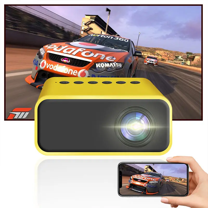 Cargue la imagen en el visor de la galería, Mini Proyector LED Portátil conexión teléfono YZ03 ¡Envio Gratis!