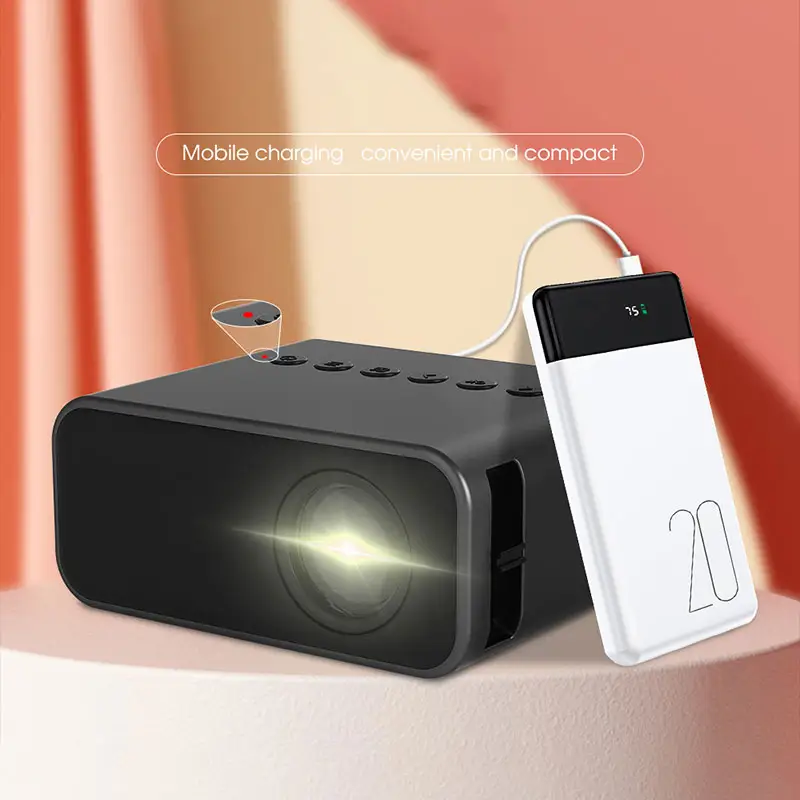 Cargue la imagen en el visor de la galería, Mini Proyector LED Portátil conexión teléfono YZ03 ¡Envio Gratis!
