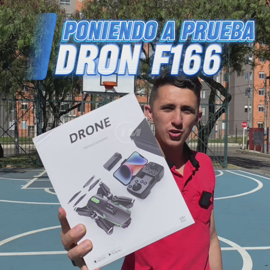 Drone Plegable WIFI UAV Incluye Dos Baterias y Maletin F166 ¡Envio Gratis!