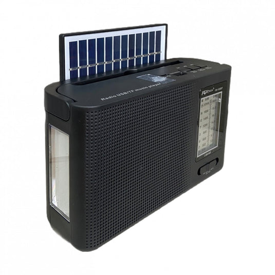 Radio Parlante Recargable Transistor AMFM Bluetooth Panel Solar FX-155BT