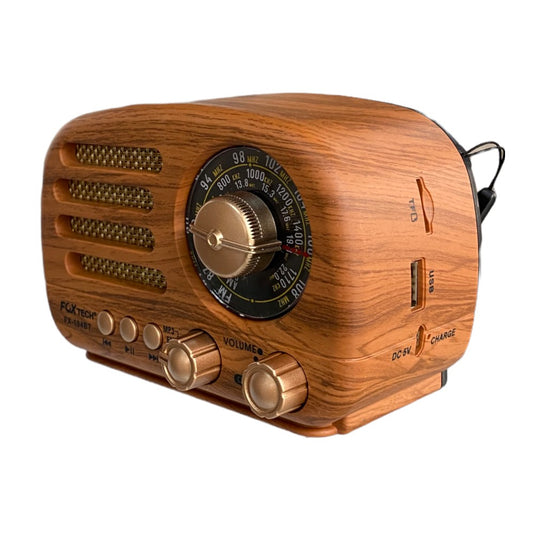 Radio Estilo Vintage Recargable  Fox Tech FX-194BT