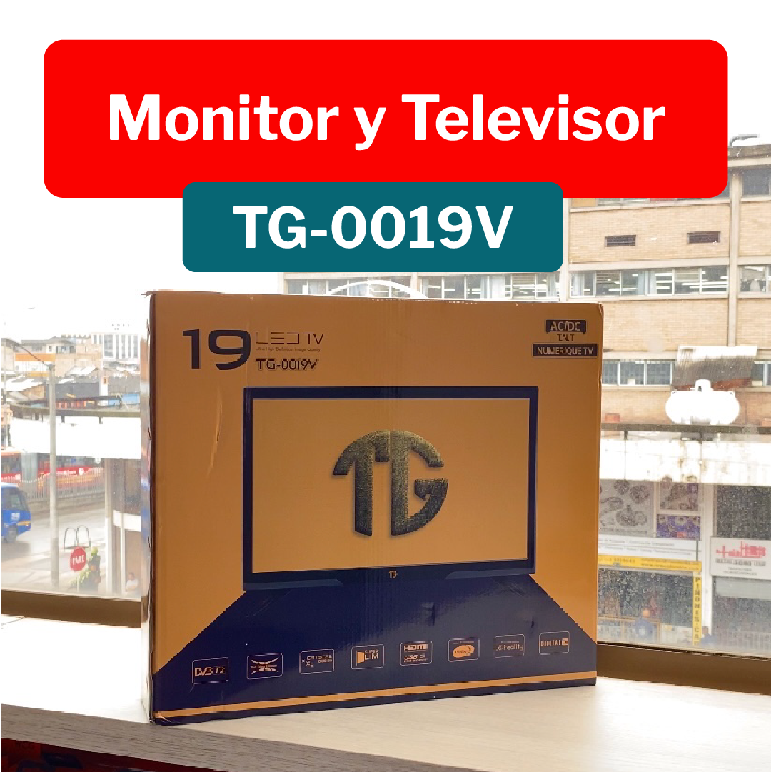 Televisor led tigers pro 19 pulgadas con sintonizador + tv box 1gb ram.  GENERICO