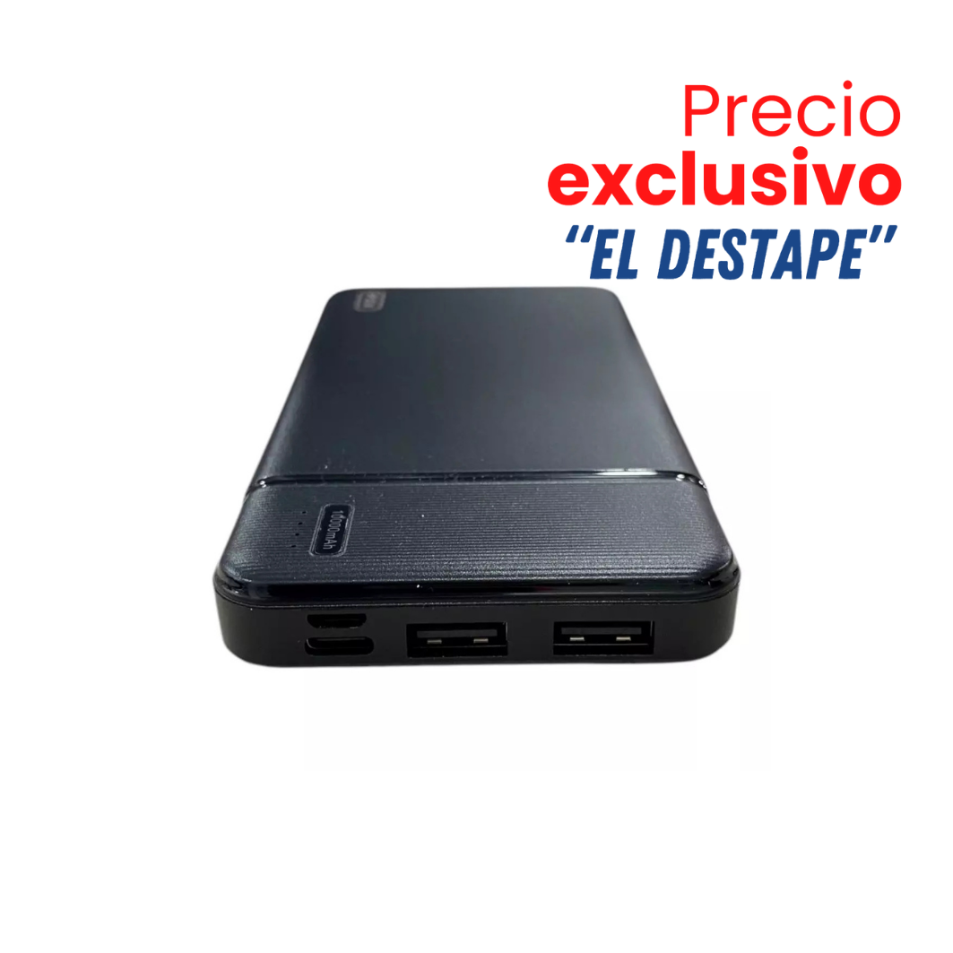 Cargador Power Bank De Litio PZX 10.000mAh V01 B2B DESTAPE!