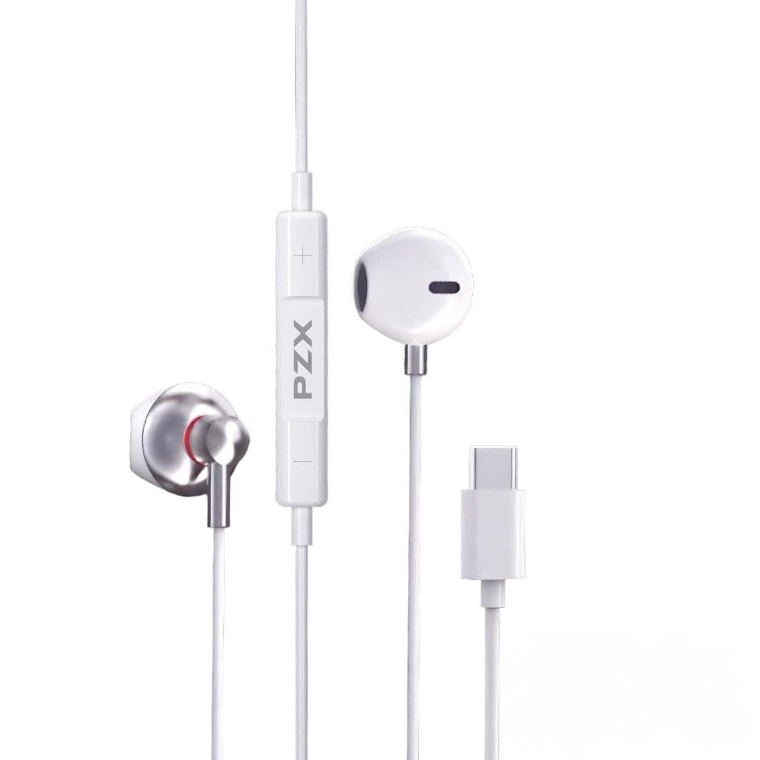 Audifonos Alambricos PZX Conexion Typec 1581