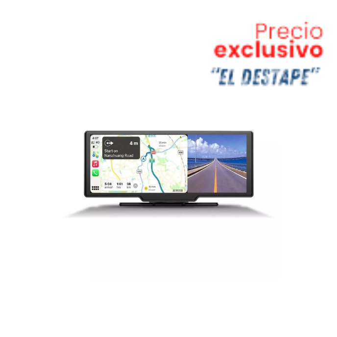 Pantalla Inalámbrica Para Carro Car Play Y Android Auto 10" V6 B2B DESTAPE