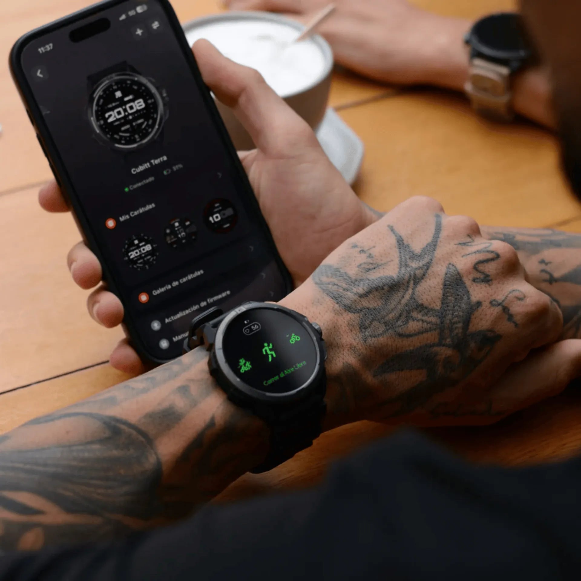 Reloj Inteligente Cubitt Con Sistema GPS Terra