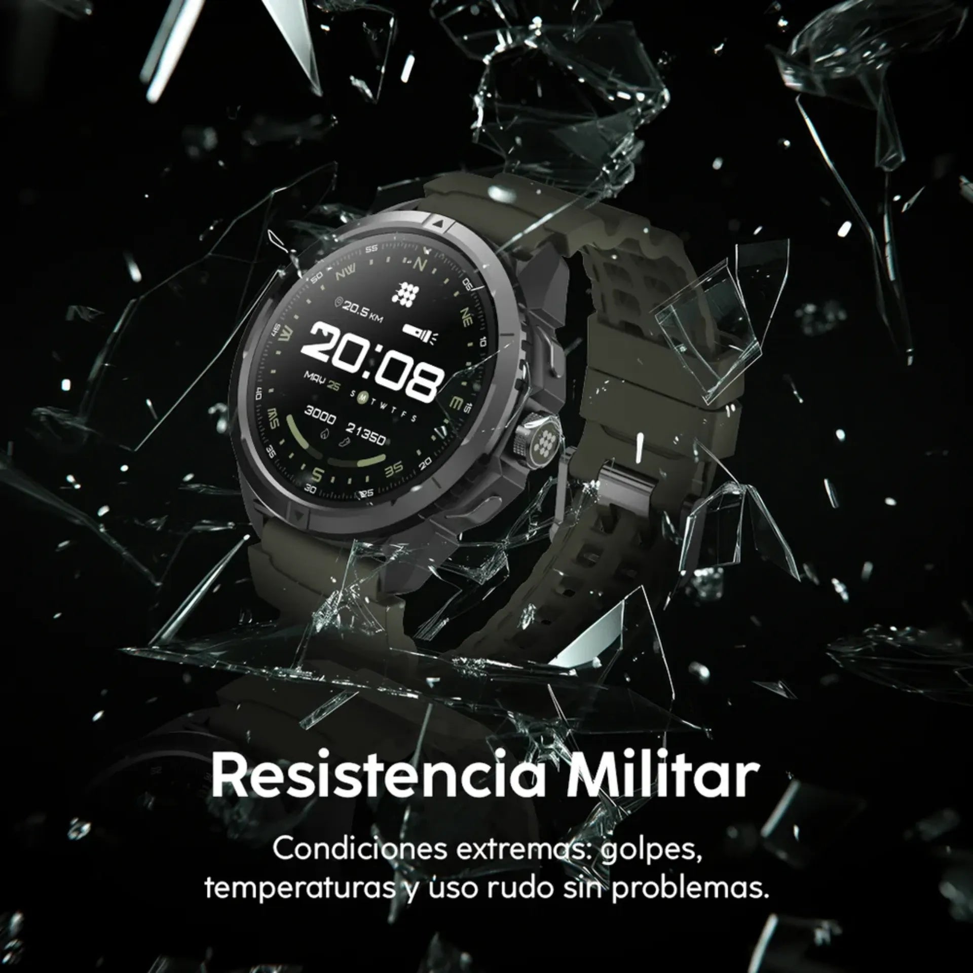 Reloj Inteligente Cubitt Con Sistema GPS Terra