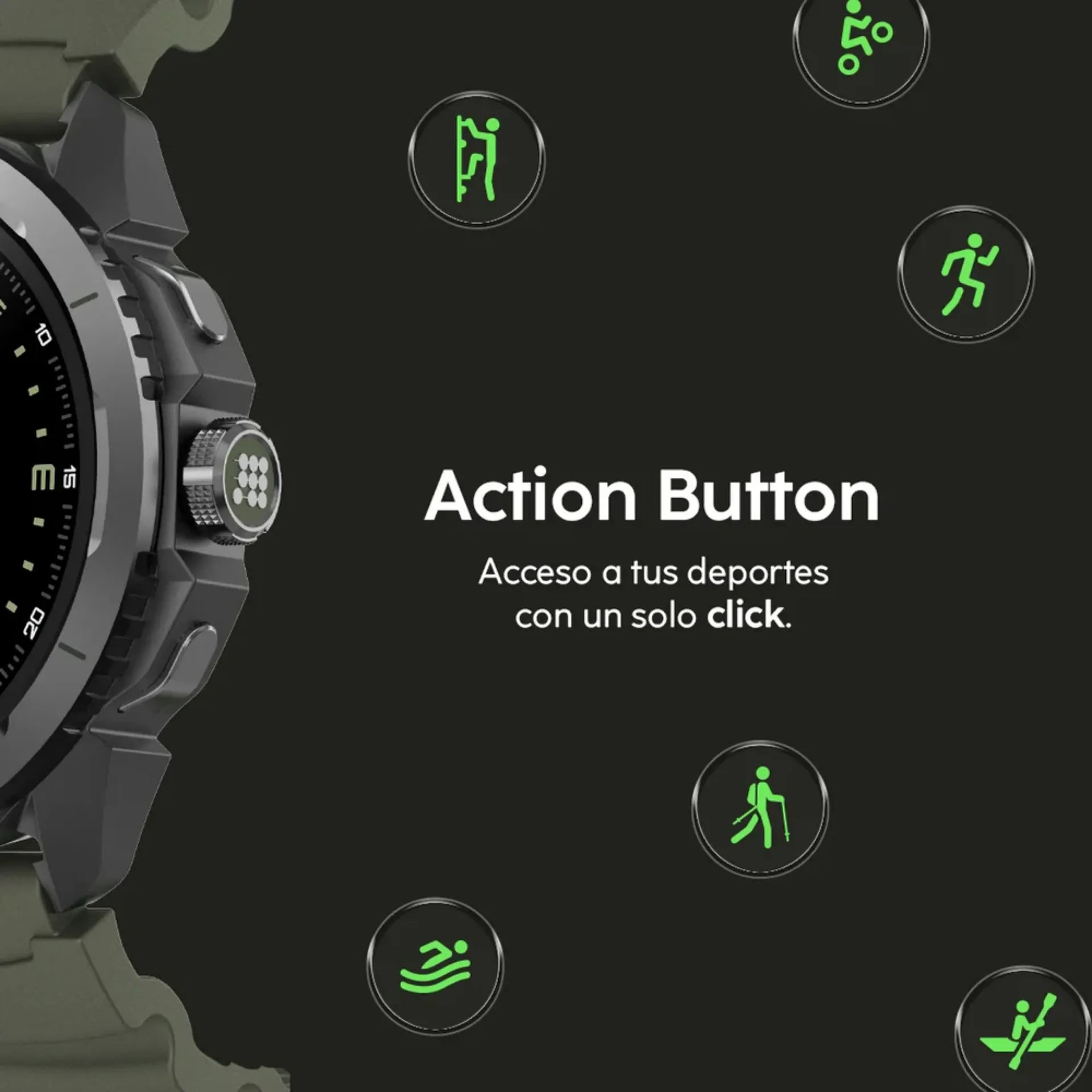 Reloj Inteligente Cubitt Con Sistema GPS Terra