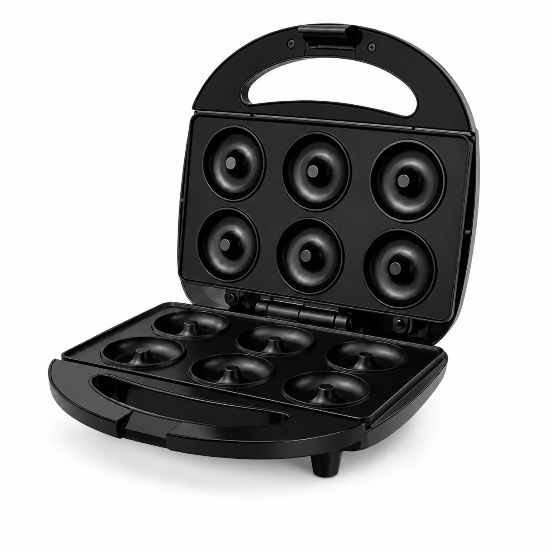 Máquina Para Hacer Donas Winning Star Con 6 Cavidades Antiadherentes y Potencia de 750W ST-2123