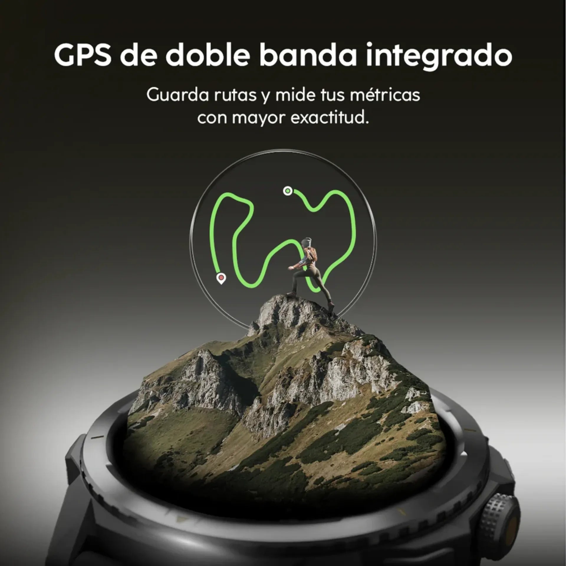 Reloj Inteligente Cubitt Con Sistema GPS Terra