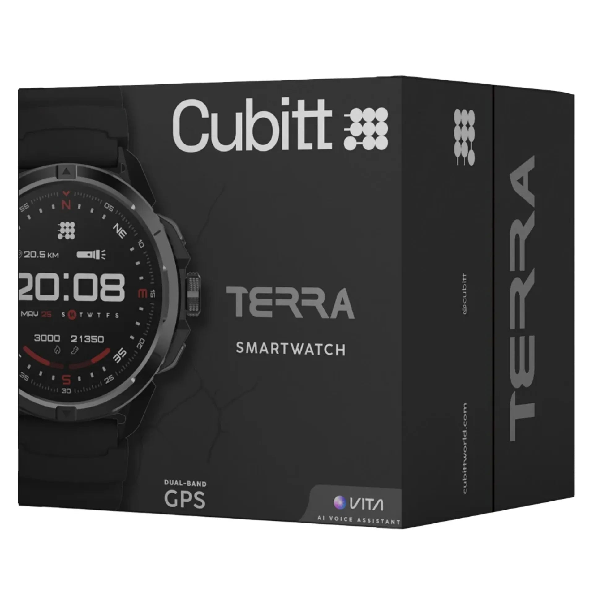 Reloj Inteligente Cubitt Con Sistema GPS Terra