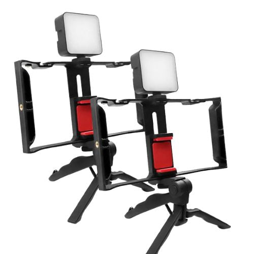 Kit Fotografico 4 en 1 Tripode/luces/Monopod/Microfono AY-49X