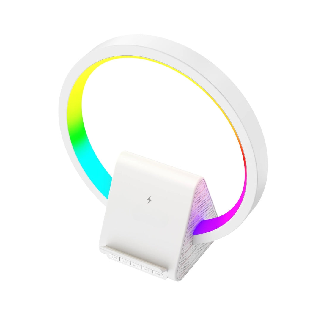Parlante Con Luz Led Y Sistema De Carga Inalámbrica BT 256 ¡Envió Gratis!