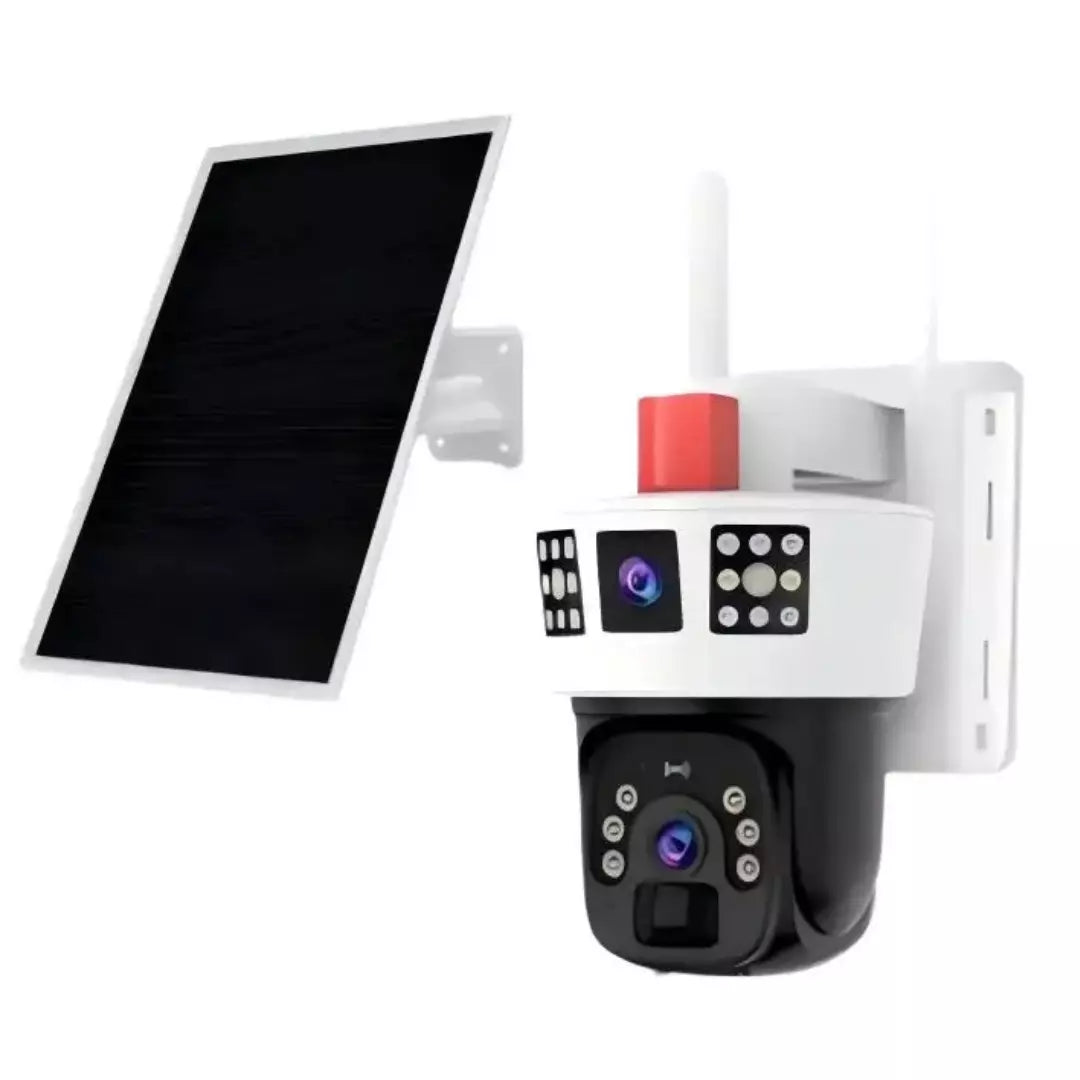 Camara De Seguridad 4G Sim Card Con Panel Ideal Para Exterior 3004-4G