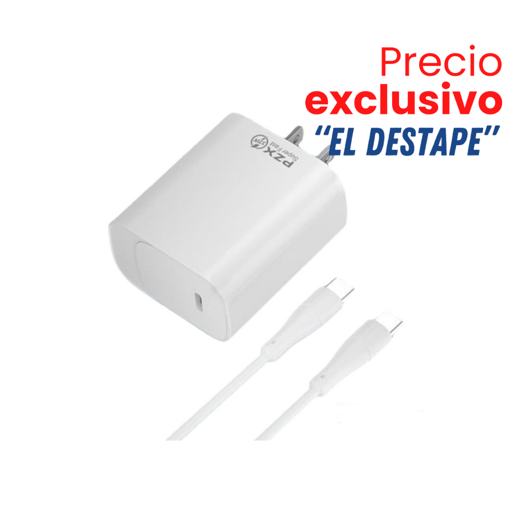 Cargador P/Celular PZX C-C P66 33W  B2B DESTAPE!!