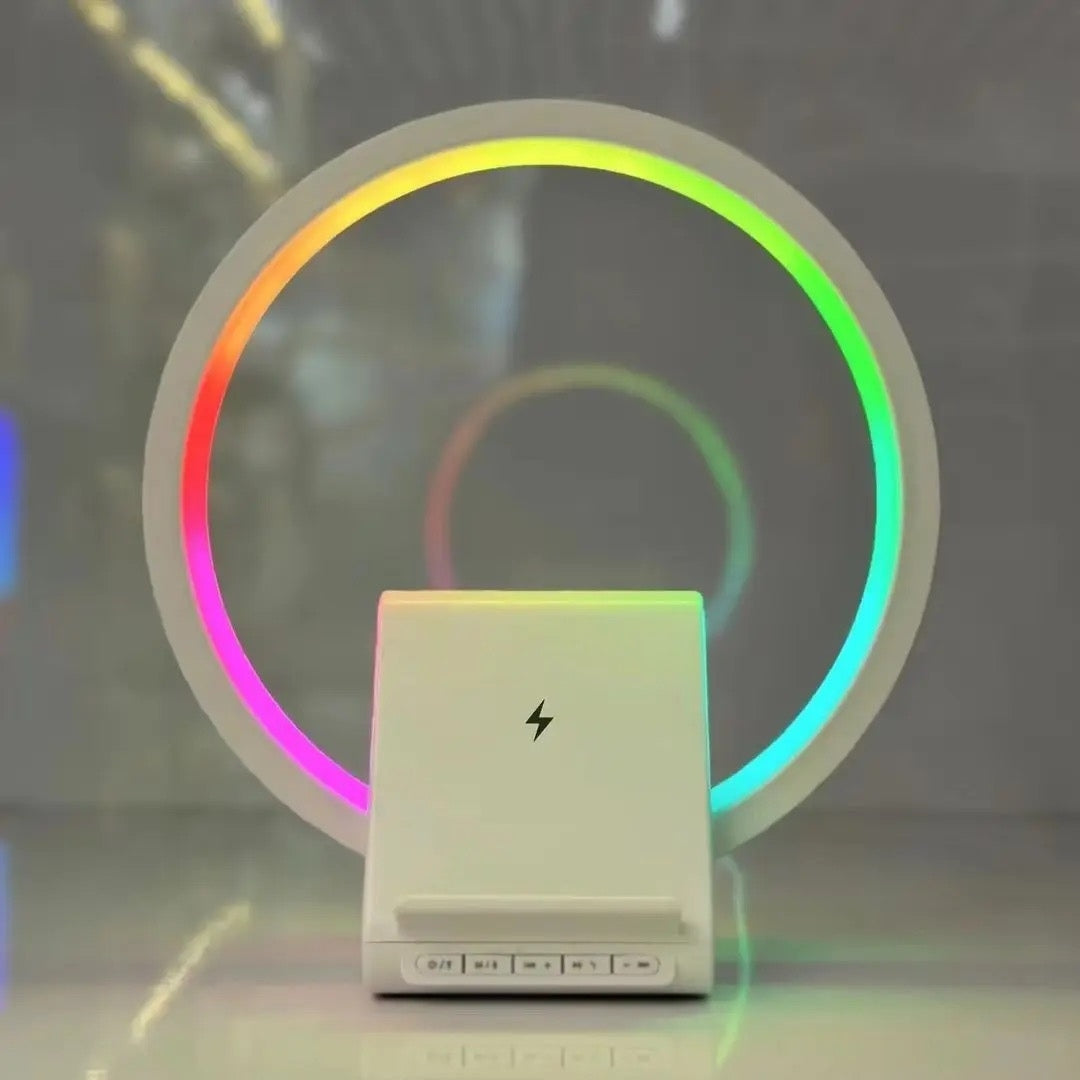 Parlante Con Luz Led Y Sistema De Carga Inalámbrica BT 256 ¡Envió Gratis!