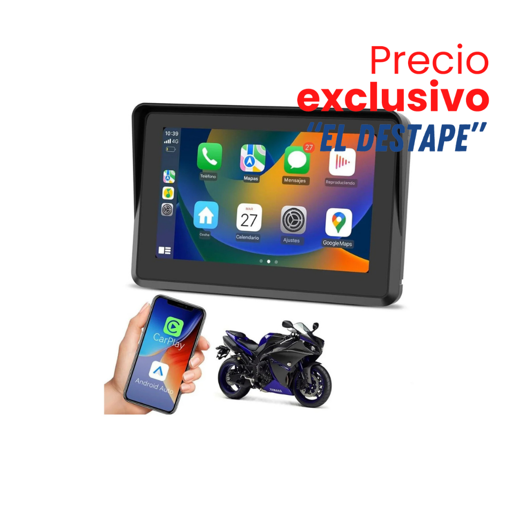 Pantalla Car Play Para Moto Q5S B2B DESTAPE!!