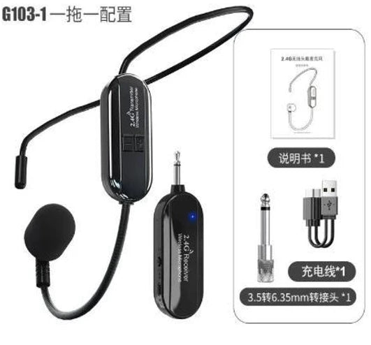 Microfono Inalmbrico Estilo Diadema Adaptable AE0176