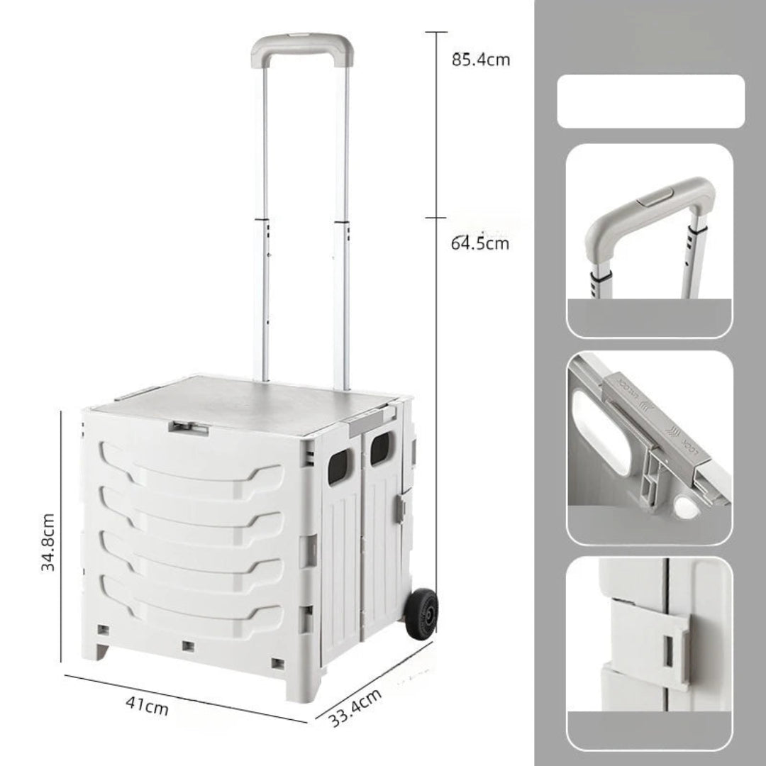 Carrito Para Compras Pegable Multiusos Ligero AE0189