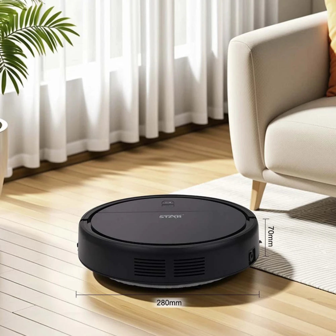 Aspiradora Robótica Inteligente Winning Star 2 En 1 Con Función De Barrido y Limpieza Automática ST-2241