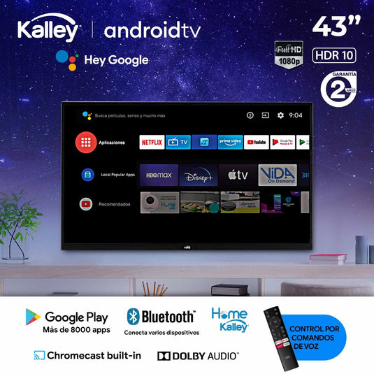 Smart TV Kalley 43" ATV43FHDE FHD