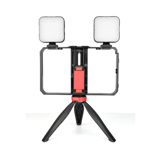 Kit Fotografico 4 en 1 Tripode/luces/Monopod/Microfono AY-49X ¡Envio Gratis!