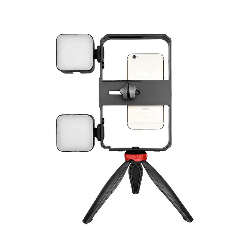 Cargue la imagen en el visor de la galería, Kit Fotografico 4 en 1 Tripode/luces/Monopod/Microfono AY-49X ¡Envio Gratis!
