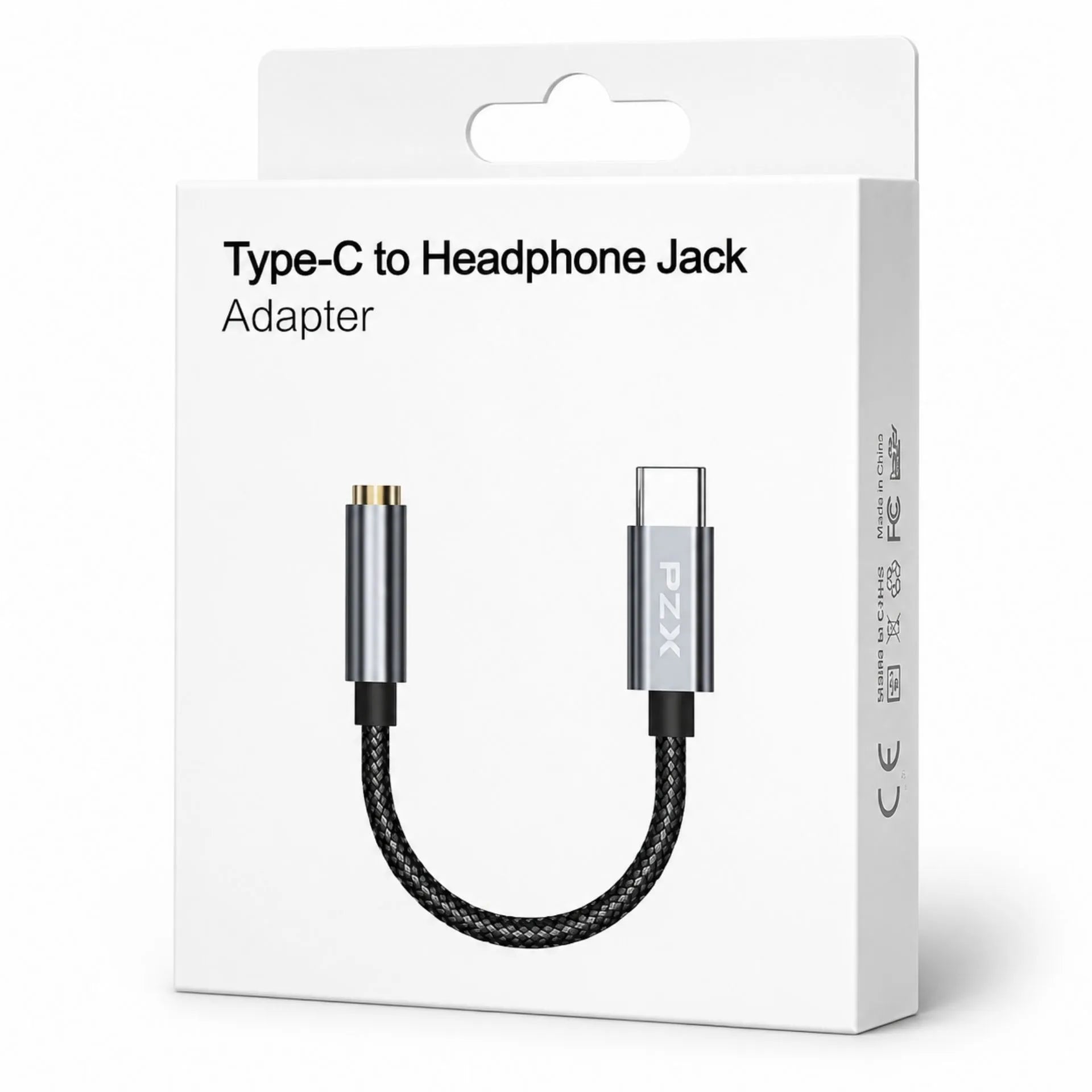 Adaptador De Audio Tipo C A Jack 3.5 mm Para Audífonos PZX