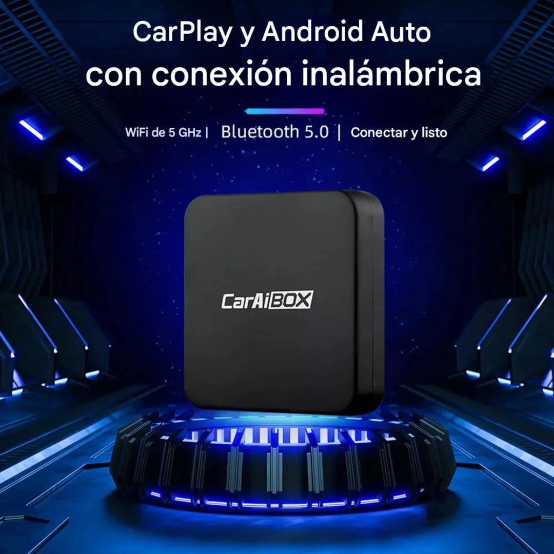 Carplay y Android Auto con conexión inalámbrica