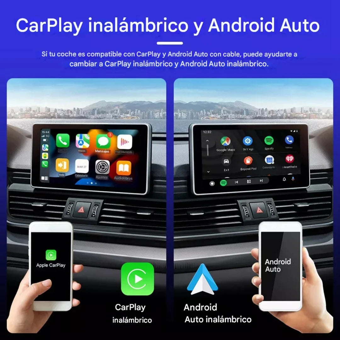 Carplay Inalámbrico y Android Auto