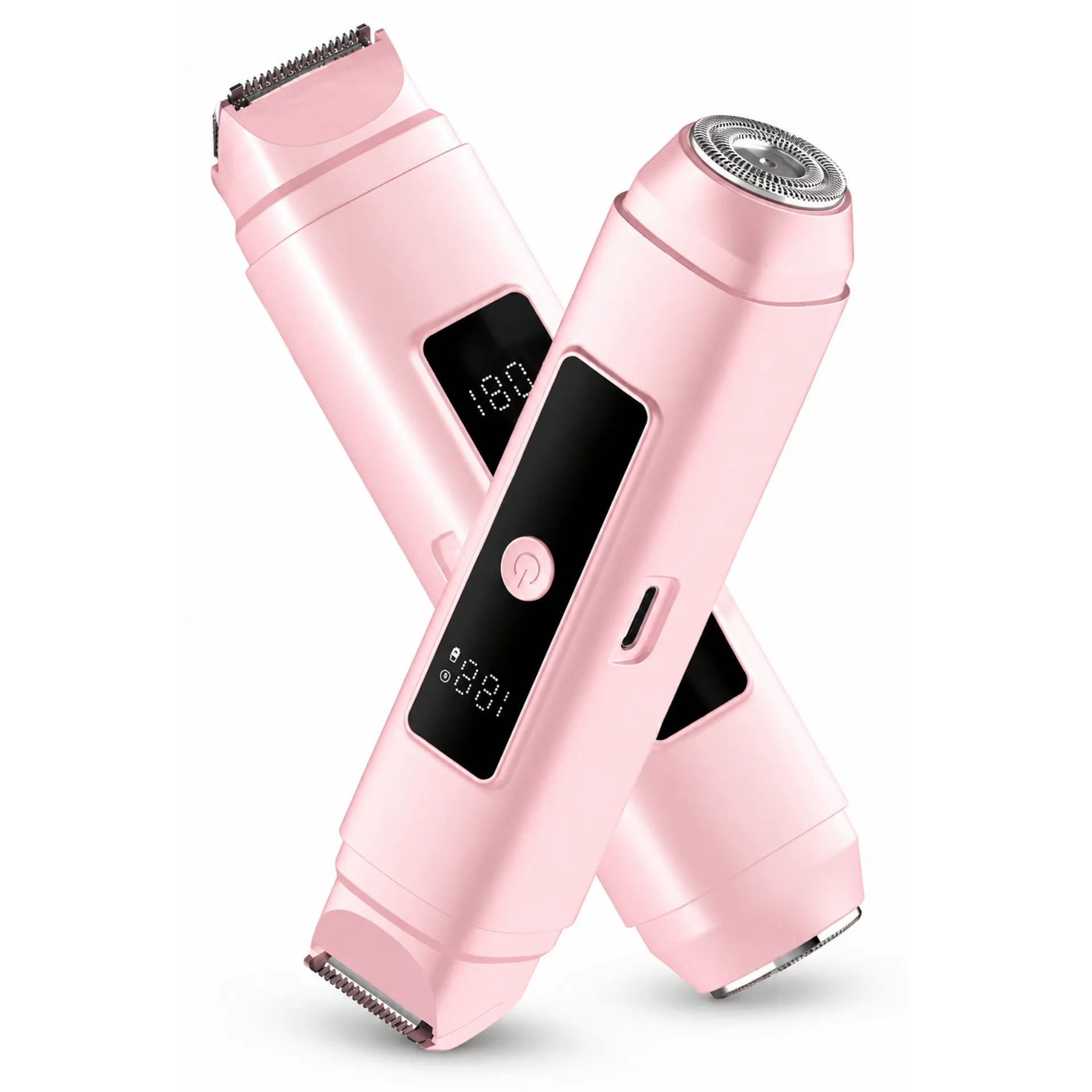 Depiladora Eléctrica 2 En 1 Para Mujer Baihuo City Recargable IPX7 MY-7780