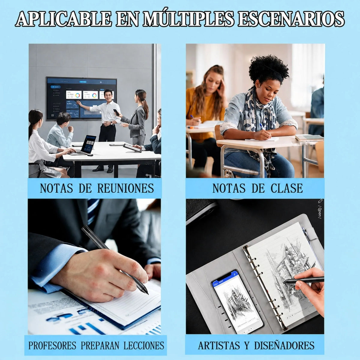 Agenda Inteligente Digital Con Aplicación Bluetooth 5.0 Y Bolígrafo De Escritura A5