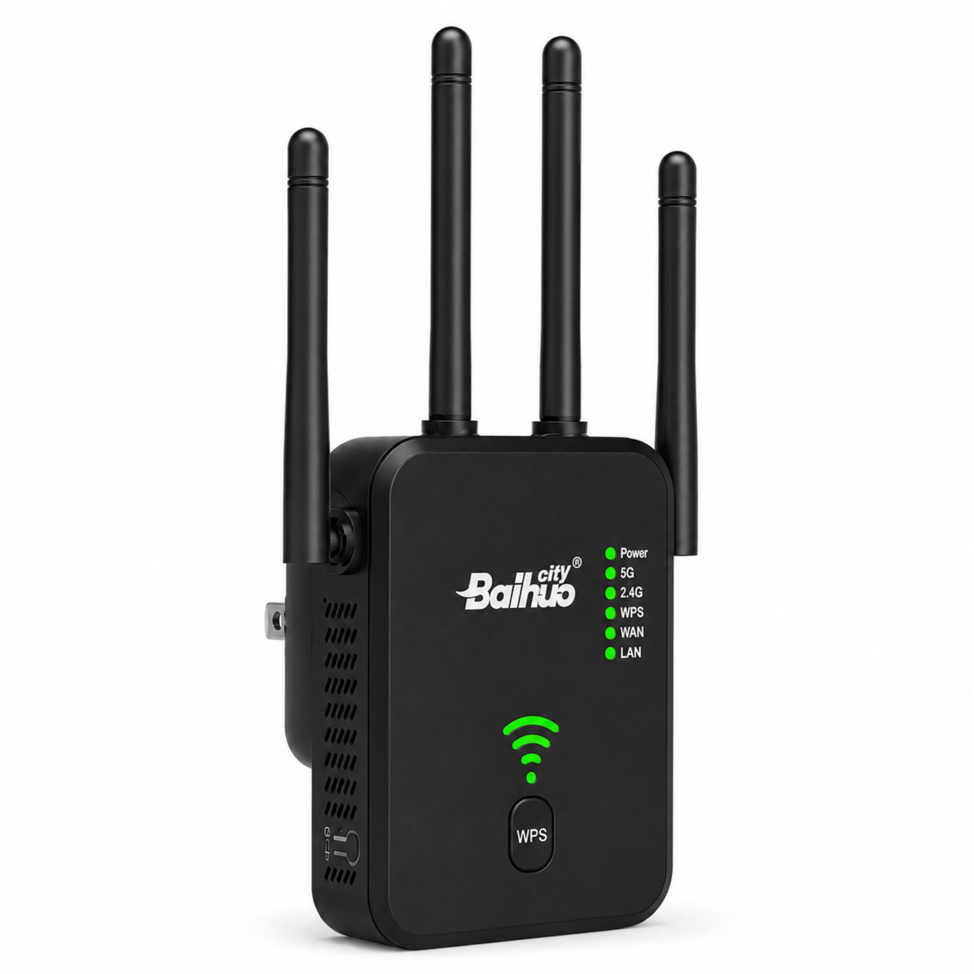 Repetidor WiFi 300Mbps Con 4 Antenas Y Modo Router Baihuo City MY-7601