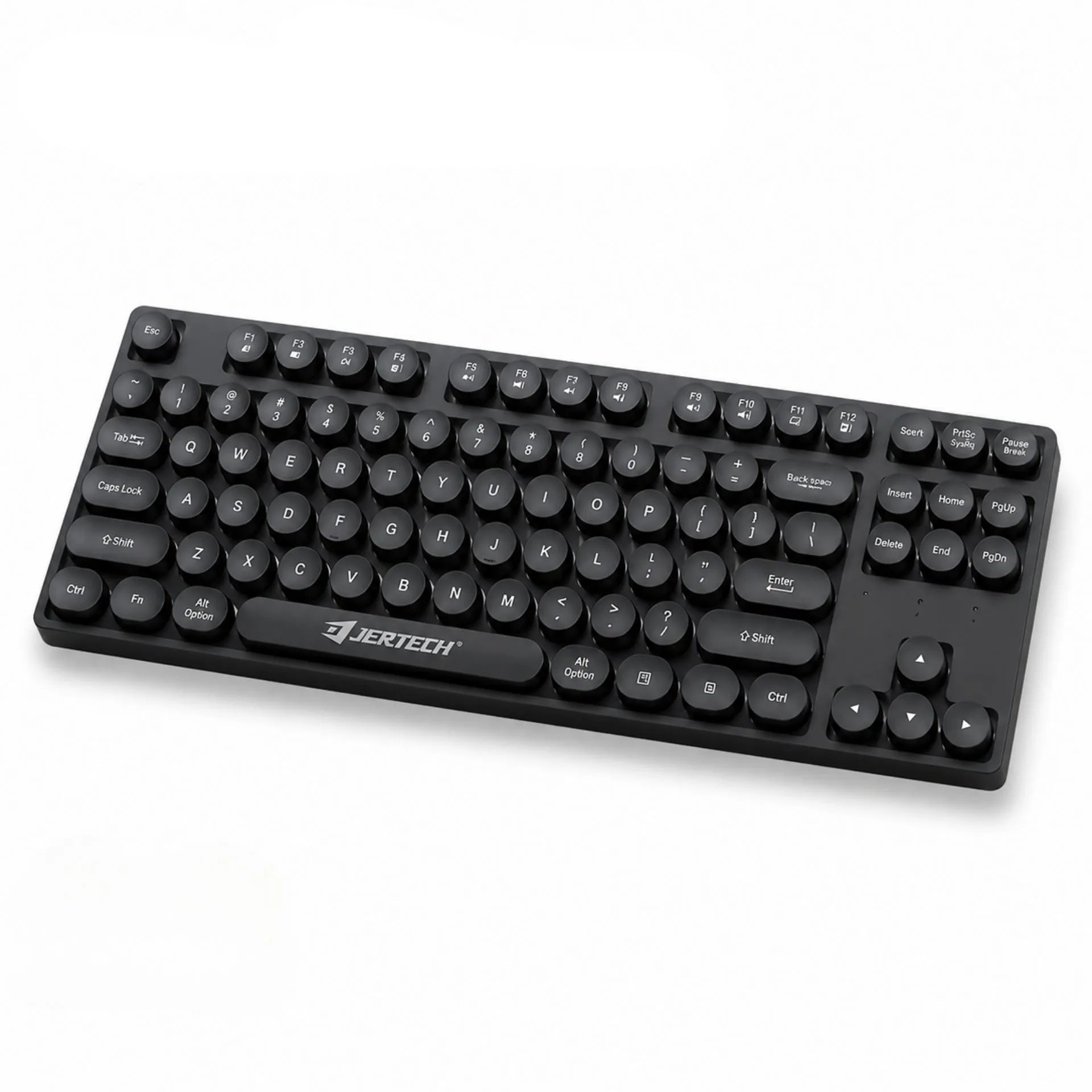 Teclado Alámbrico Retroiluminado QWERTY Jertech DK600