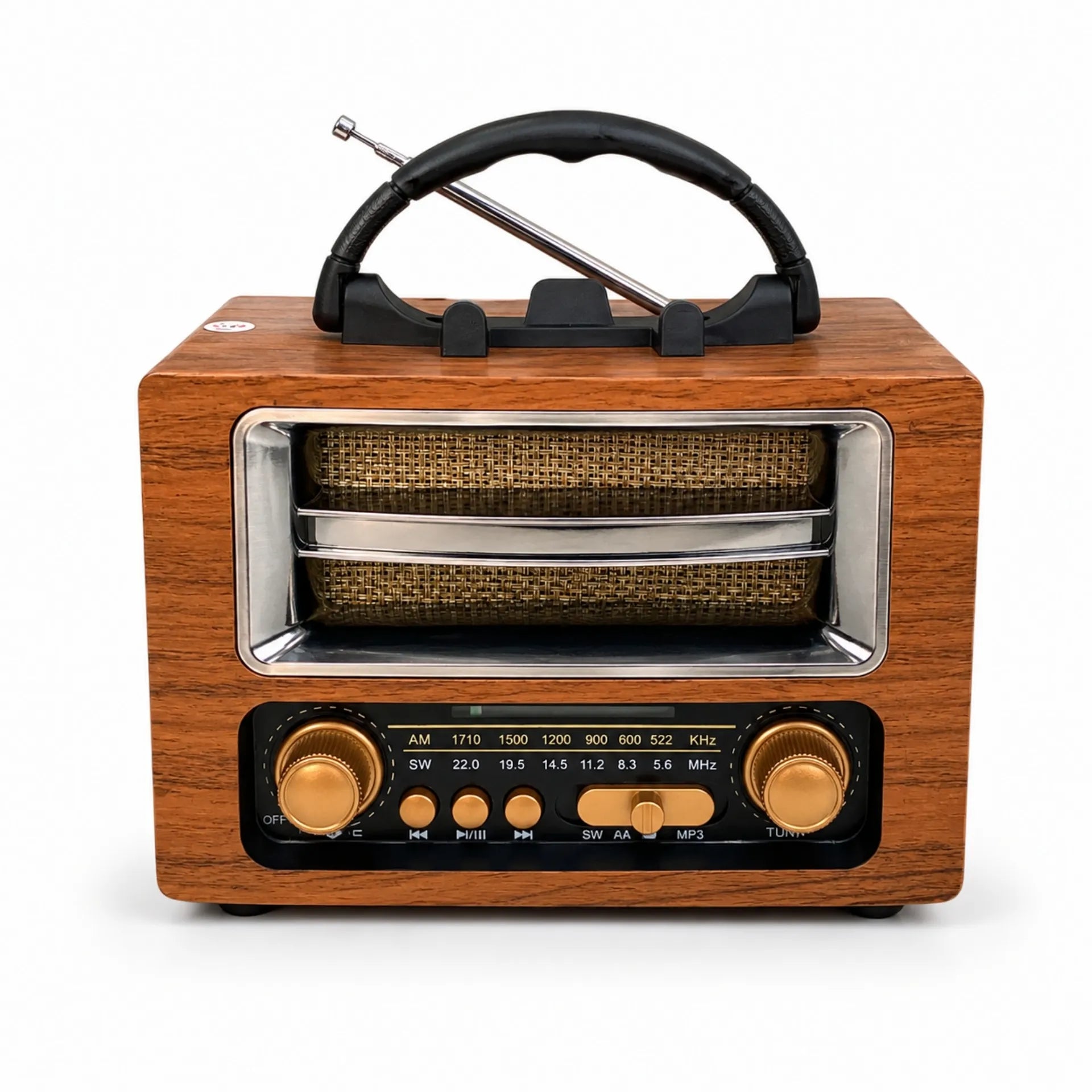 Radio Parlante Retro Bluetooth Recargable Con Radio AM/ FM / SW KTF-2013