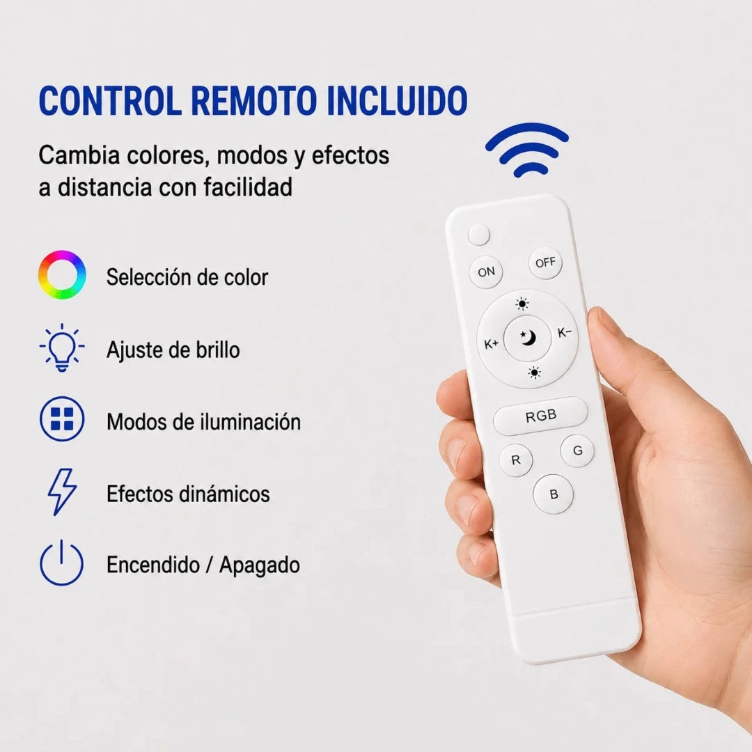Aro De Luz RGB Profesional 45CM Con Trípode Y 3 Soportes Baihuo City MY-7183