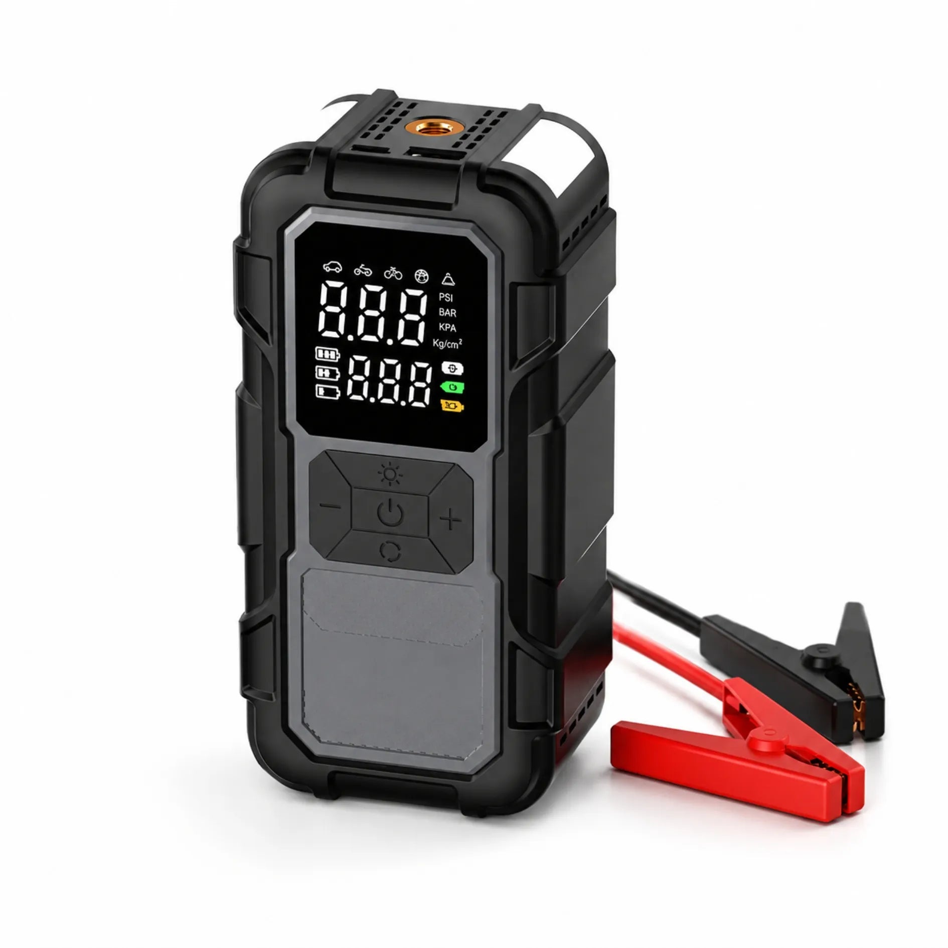 Arrancador De Batería 12V Con Compresor De Aire Y Power Bank Para Vehículos CZK-DH01C